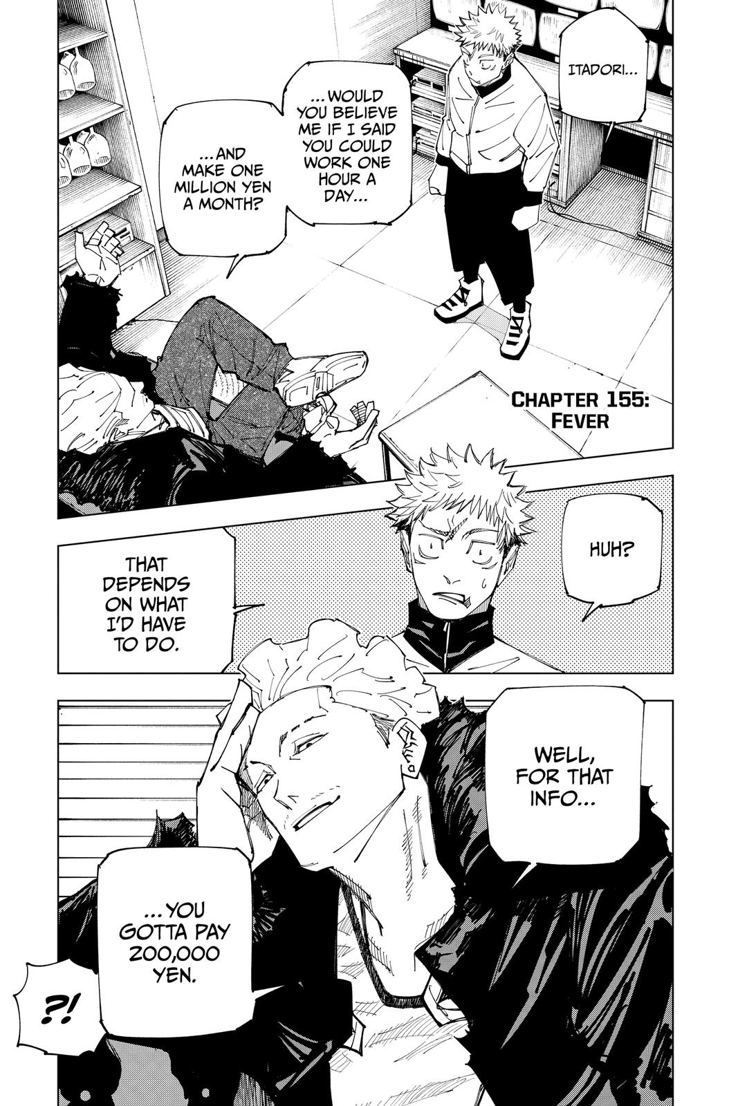 Jujutsu Kaisen Chapter 155