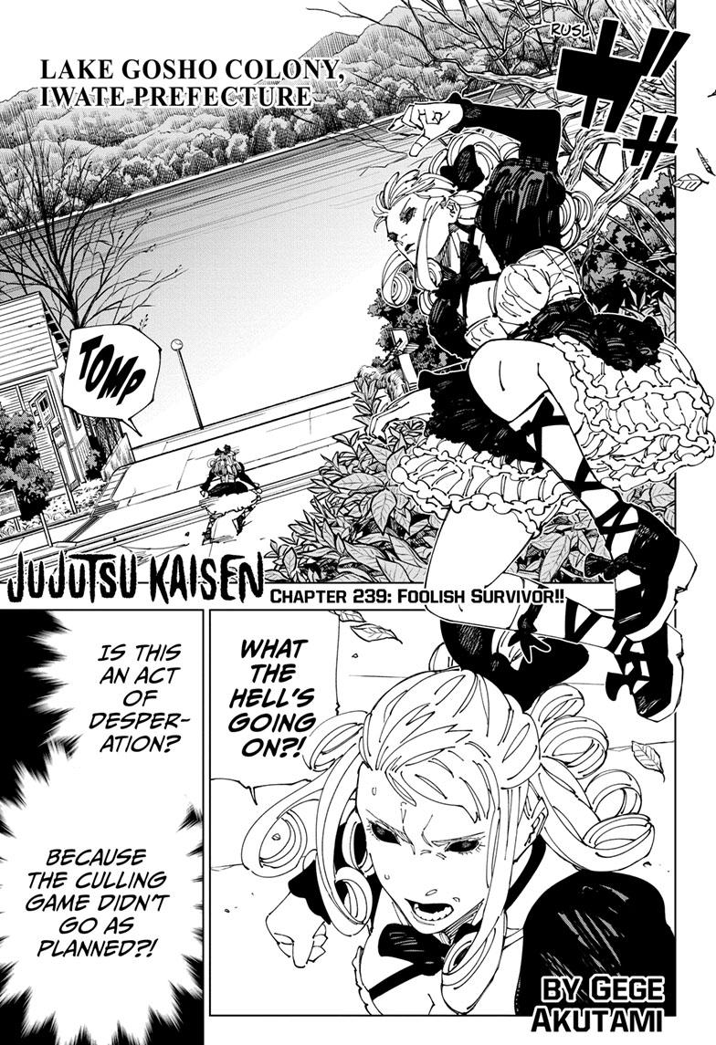 Jujutsu Kaisen, Chapter 236  TcbScans Org - Free Manga Online in High  Quality